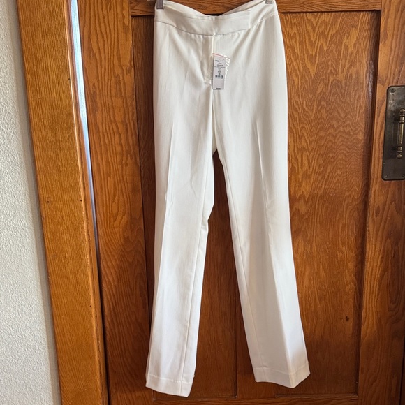 White House Black Market Pants - White House Black Market Cream Trousers